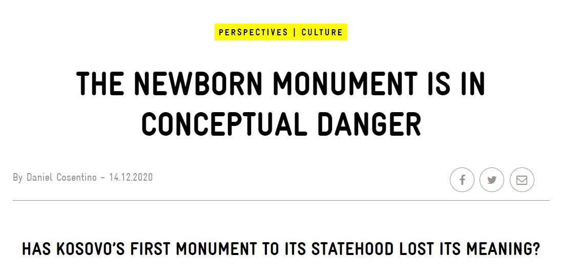 Kosovo Newborn Monument